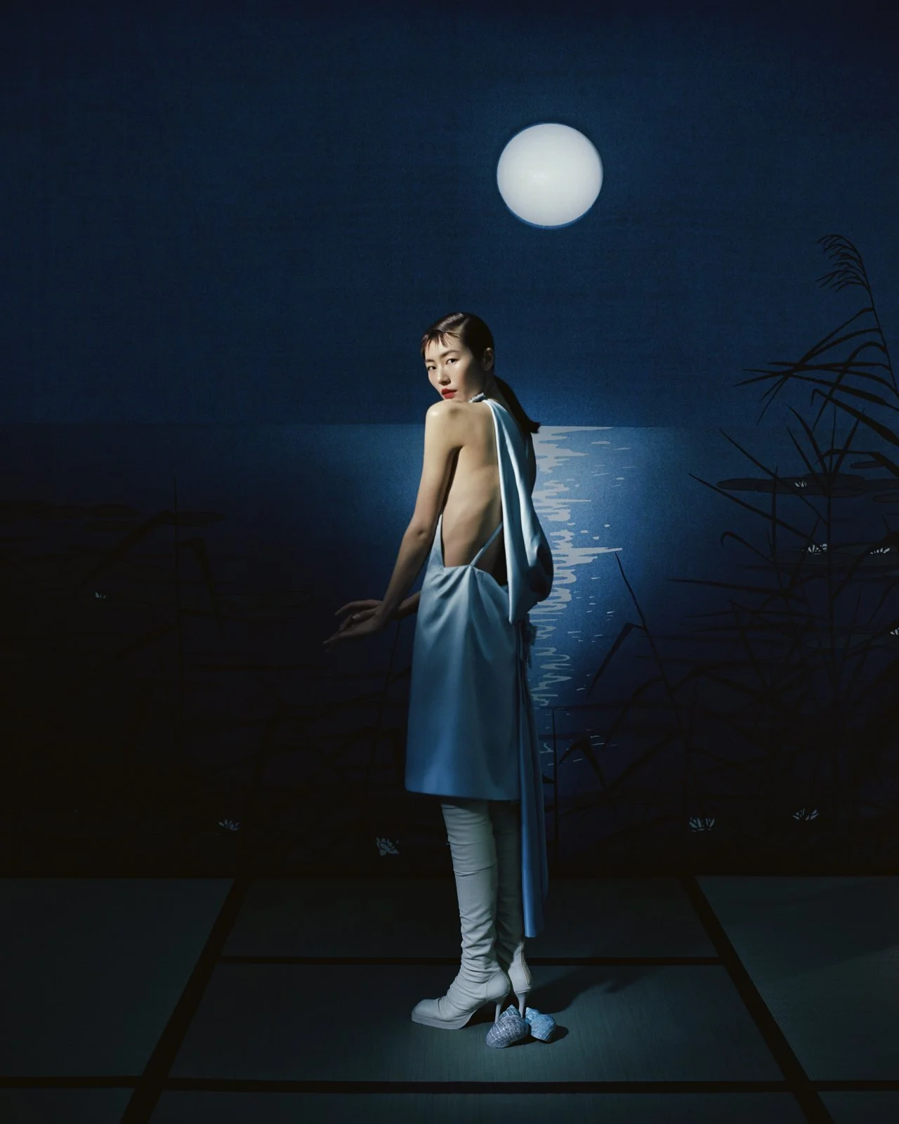 Liu Wen Covers Vogue Singapore March 2021 by Leslie Zhang